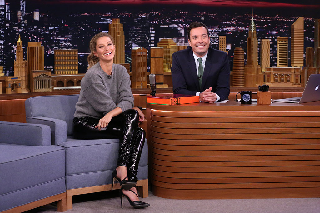 Gisele Bundchen, Jimmy Fallon, The Tonight Show Gisele Bundchen, Jimmy Fallon, The Tonight Show